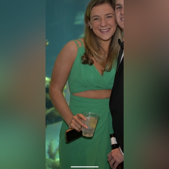 Green fame and partners dress - Picture 4 of 5